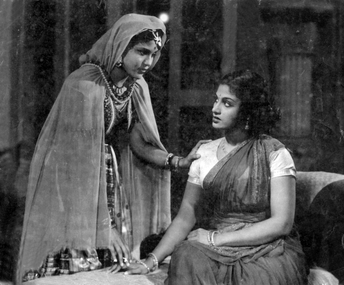 A scene from the film Chandralekha.