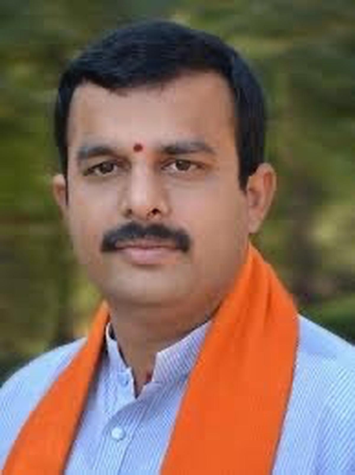 V. Sunil Kumar, Minister and BJP candidate from Karkala Assembly Constituency.