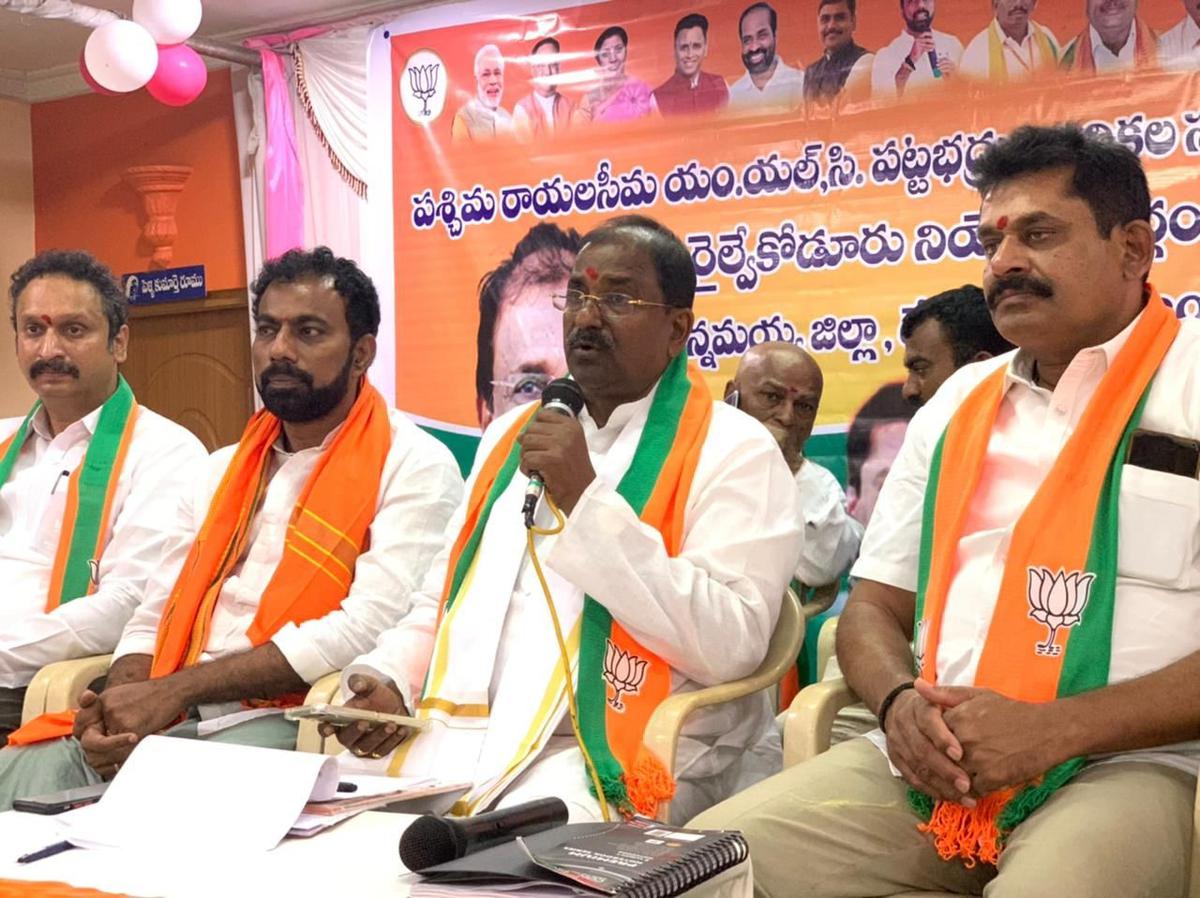 Andhra Pradesh: Somu Veerraju faults long-serving leaders for Rayalaseema’s backwardness