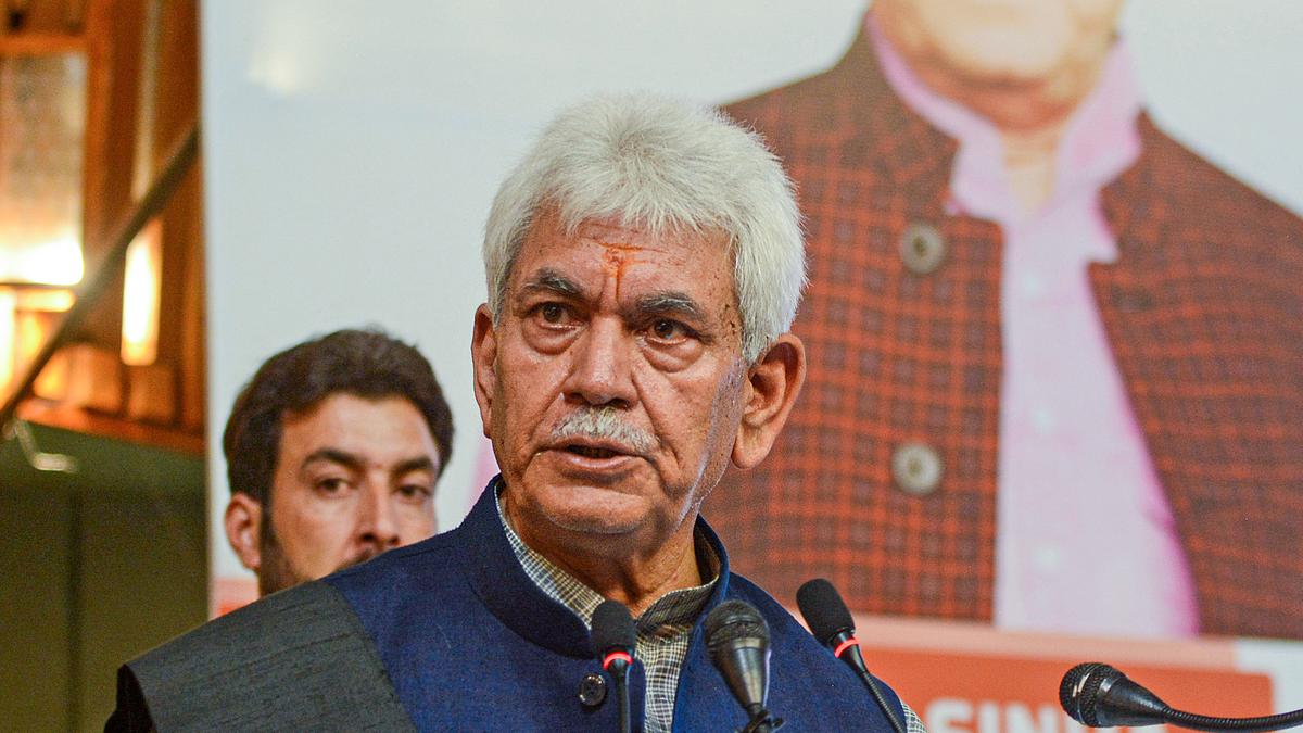 Determined to root out terrorism, its ecosystem: J&K L-G Manoj Sinha