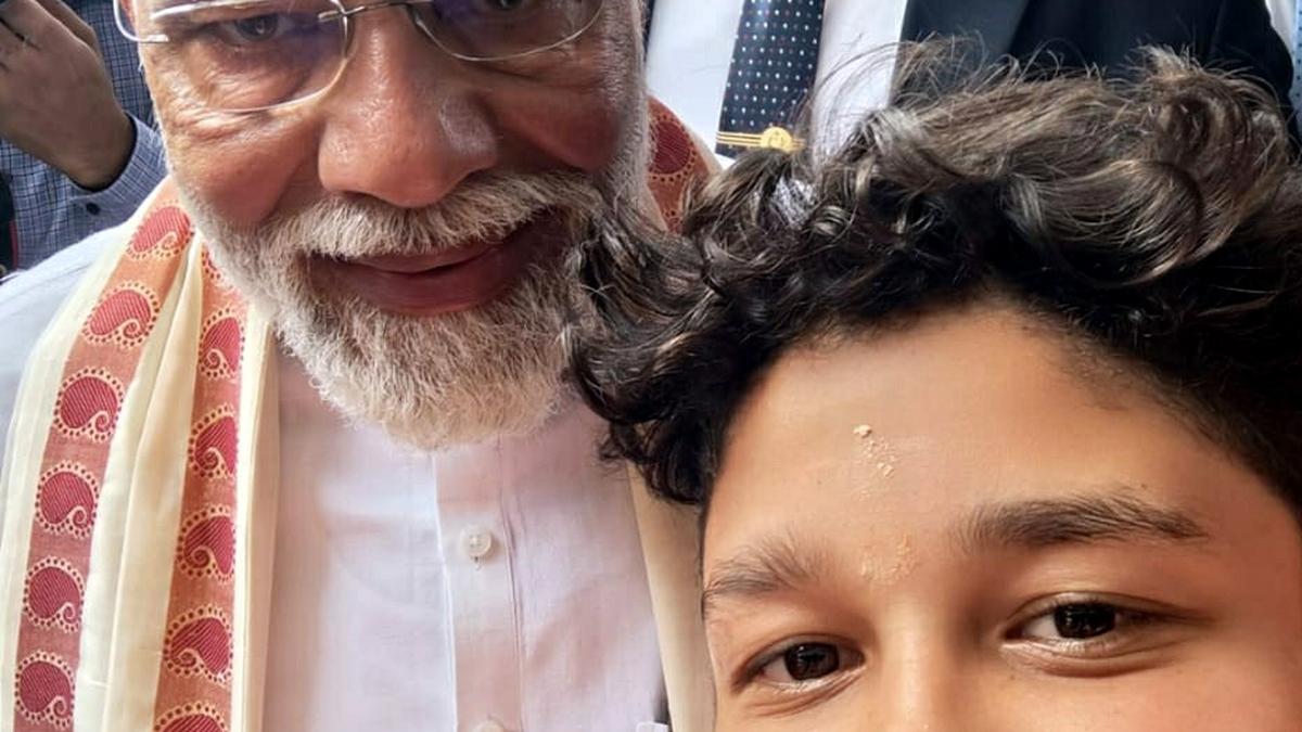 A selfie to cherish forever for Vishnu Ram 