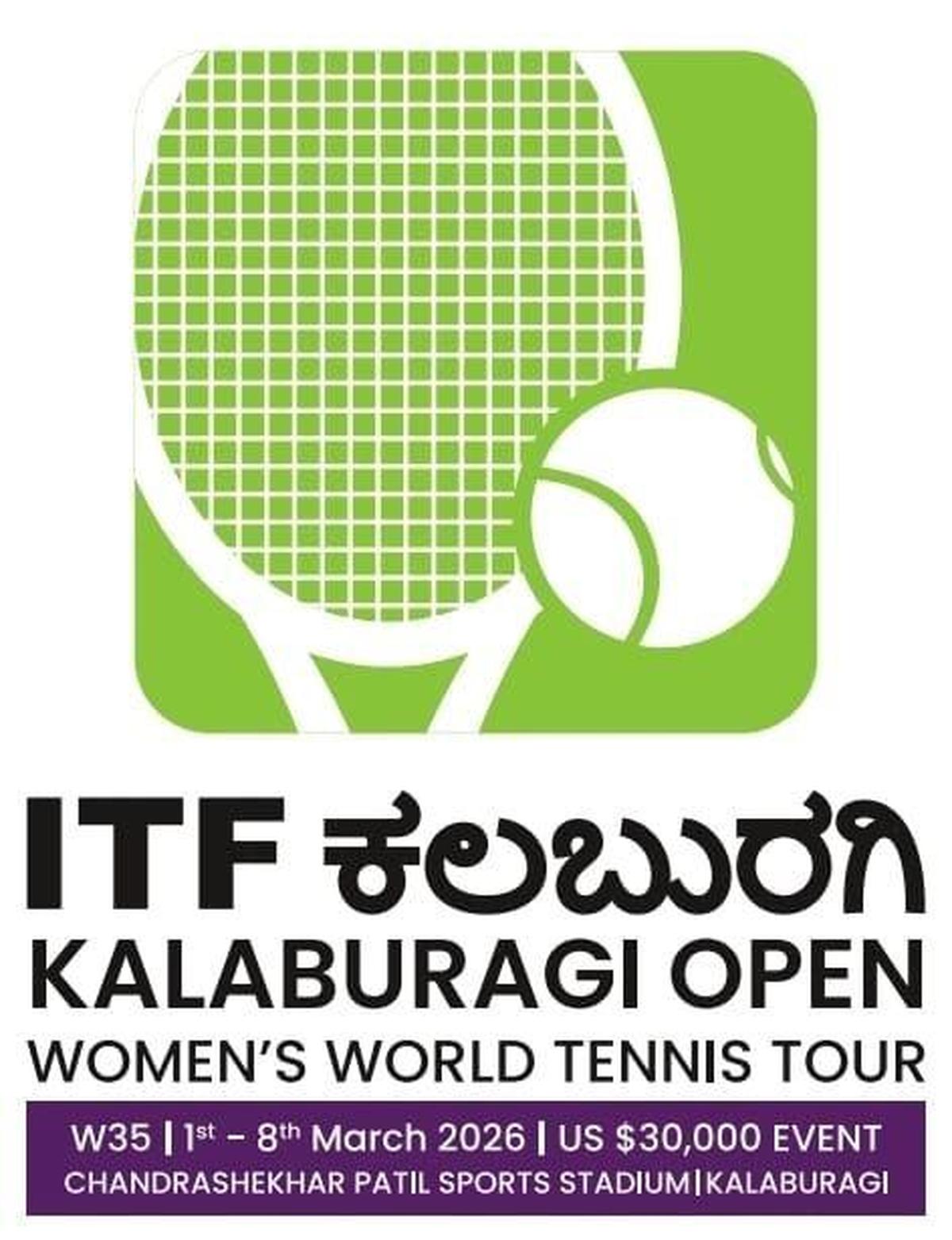 The logo of ITF W35 women’s tennis tournament.