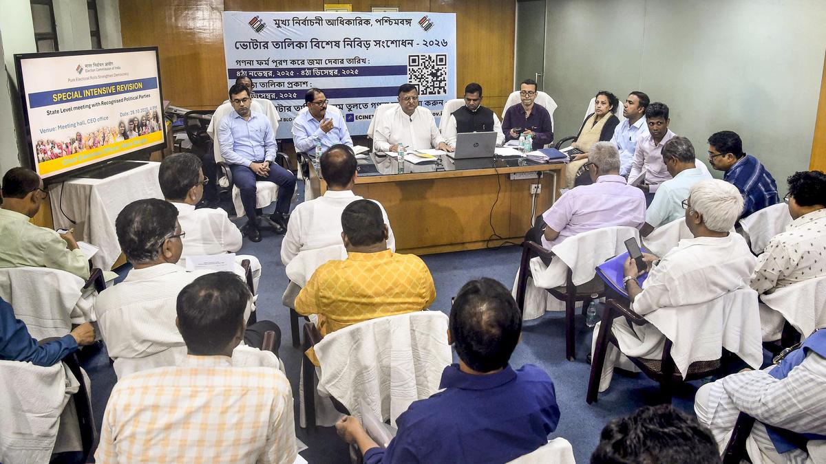 Opposition parties in West Bengal raise concern over ‘hurried’ SIR process
