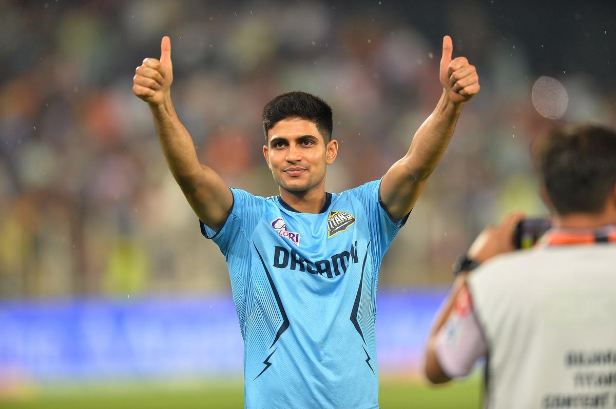 Gujarat Titans captain Shubman Gill.