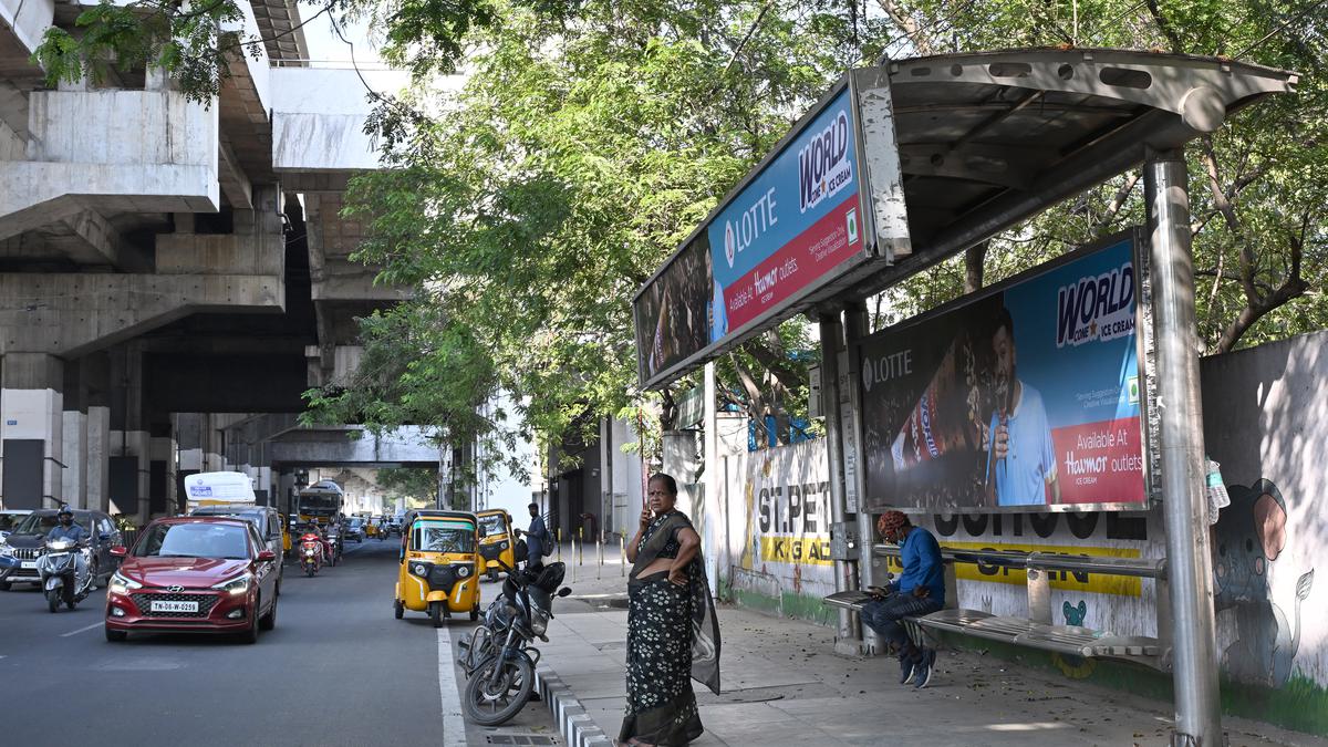 MTC buses skip the stop near Metro Rail station at Nanganallur on GST Road