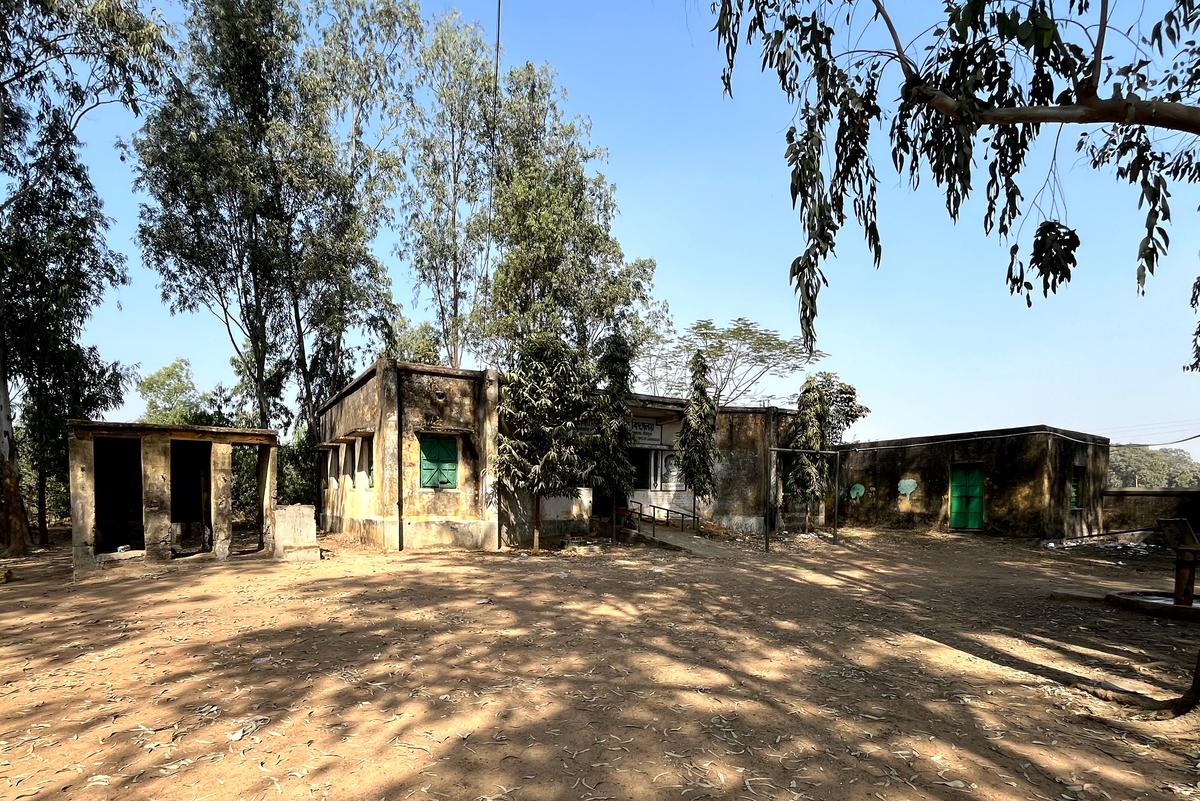 The State-run primary school at Mathurapahari, less that a kilometre away from the project area, witnessed a drastic drop in student attendance since the the mining work began.