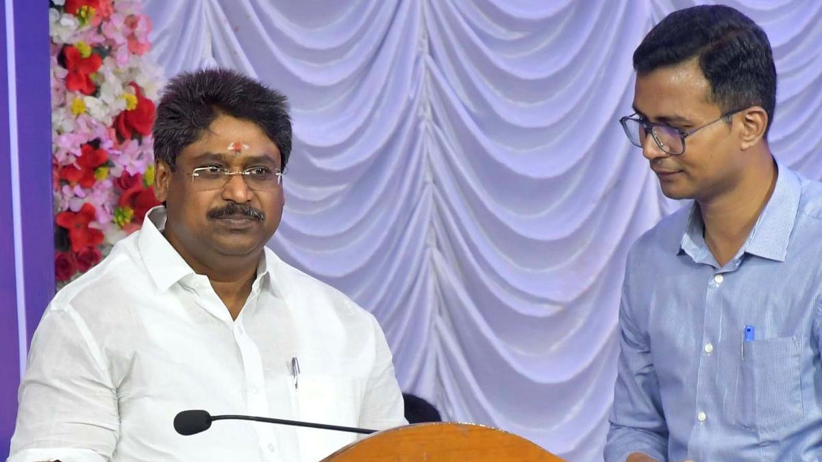 Thirumurugan sworn-in as Minister in Puducherry Cabinet