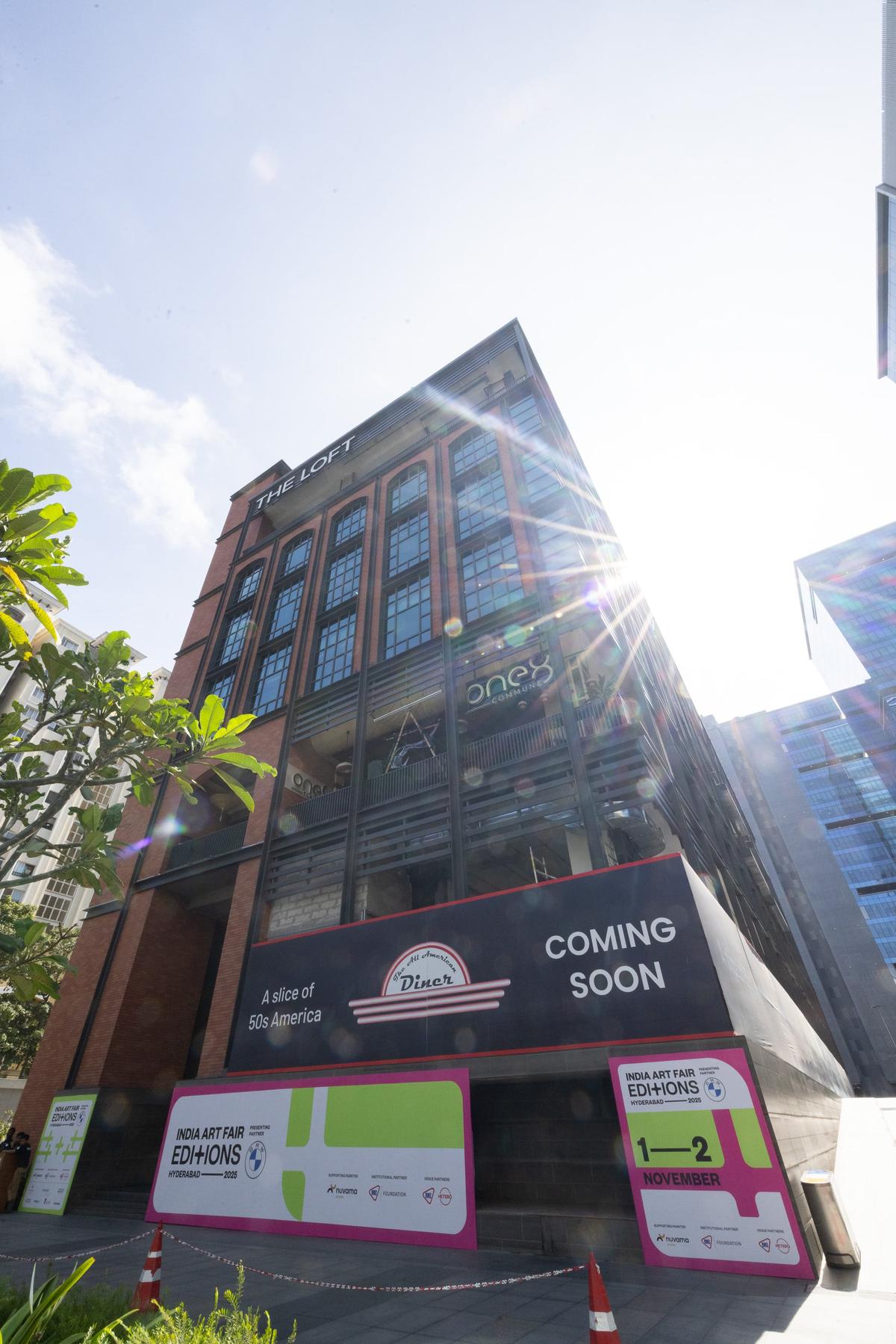 A view of RMZ The Loft during the Hyderabad edition of India Art Fair