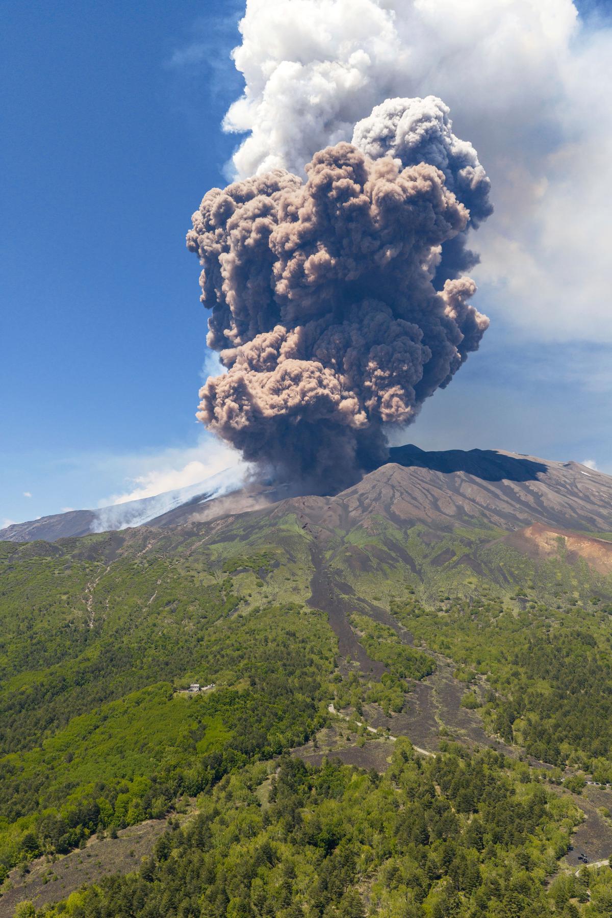 Watch: Sicily’s Mount Etna erupts