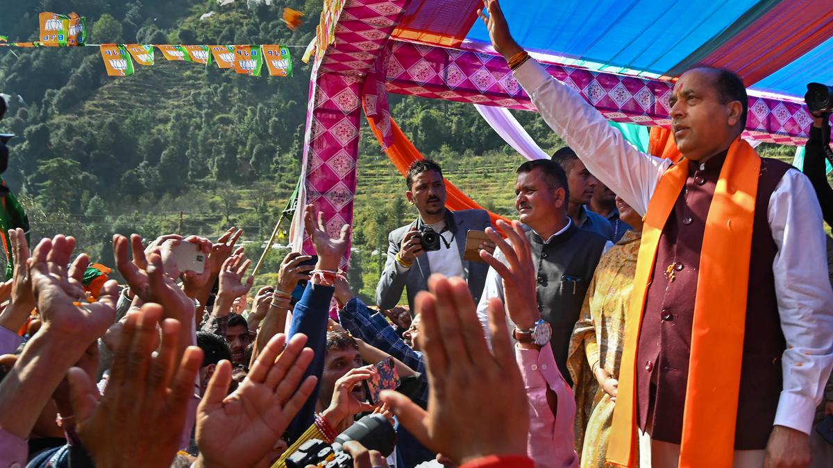 Himachal Pradesh CM Jai Ram Thakur, eight others file nominations for assembly polls