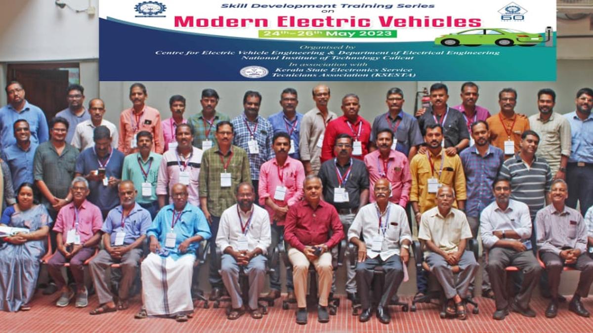 Skill development programme on modern EV concludes at NIT-C