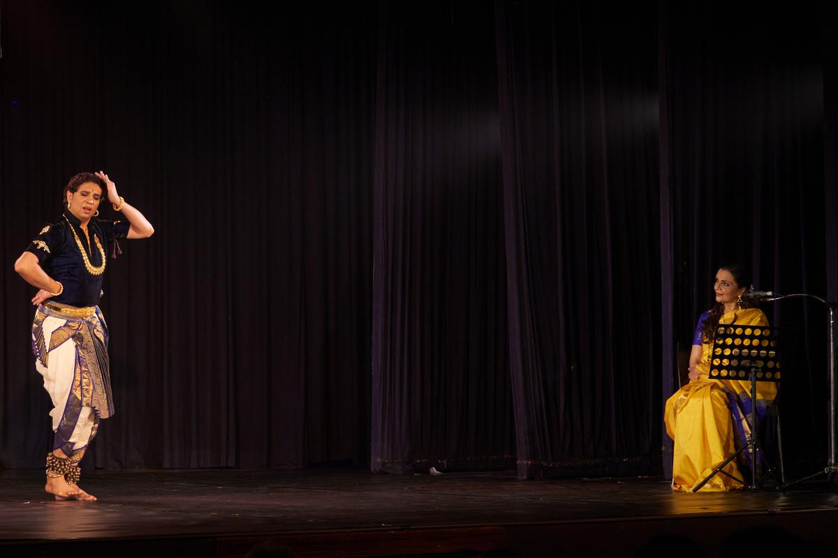                  Aniruddha Knight and Anita Ratnam at the Dance for Dance festival, in Chennai, 2022.            