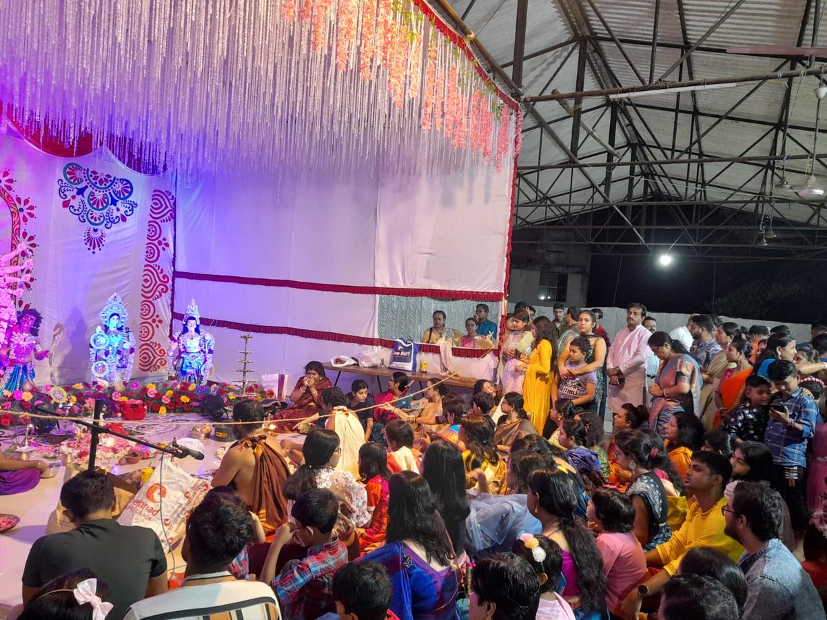 Durga Puja celebrations organised by Trivandrum Bengalee Association last year