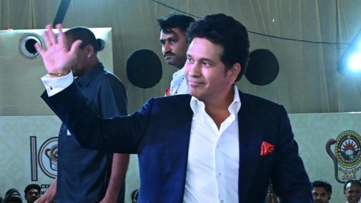 Sachin Tendulkar inspires students at Andhra University centenary celebrations