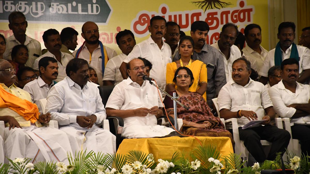 PMK founder Ramadoss says he will form a ‘victorious alliance’
