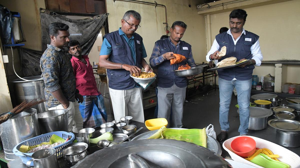Cooked stale meat, frozen parottas seized in Erode The Hindu