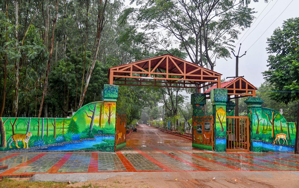 A view of the recently-inaugurated Eastern Ghats Biodiversity Centre near PM Palem in Visakhapatnam.  