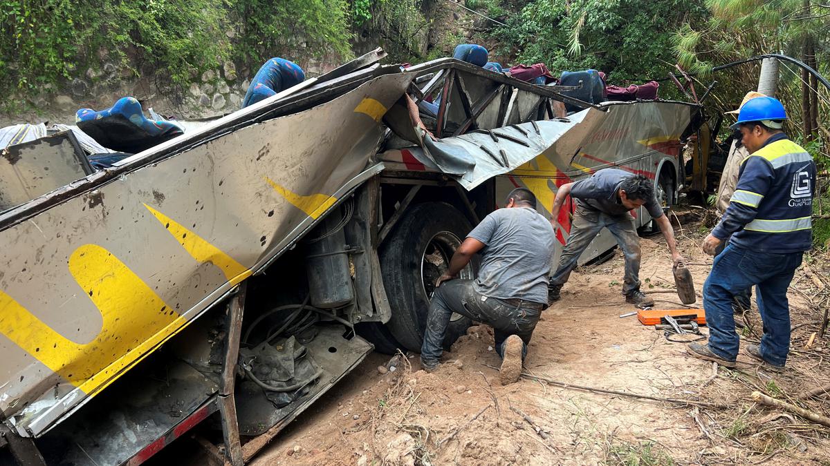At least 27 dead, as bus careens into a gulch in southern Mexico