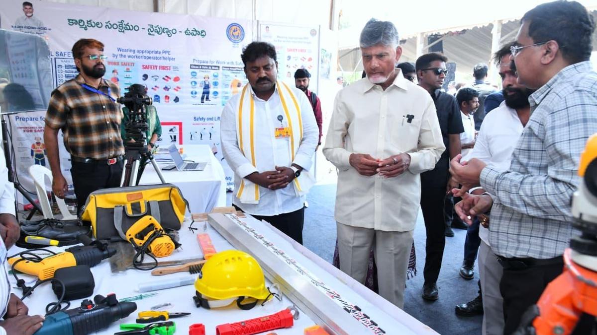 A.P. govt. will set up ‘Labour Addas’ to upskill workers, says CM Naidu