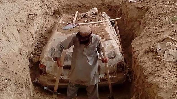 Taliban dig up getaway car belonging to ex-leader Mullah Omar