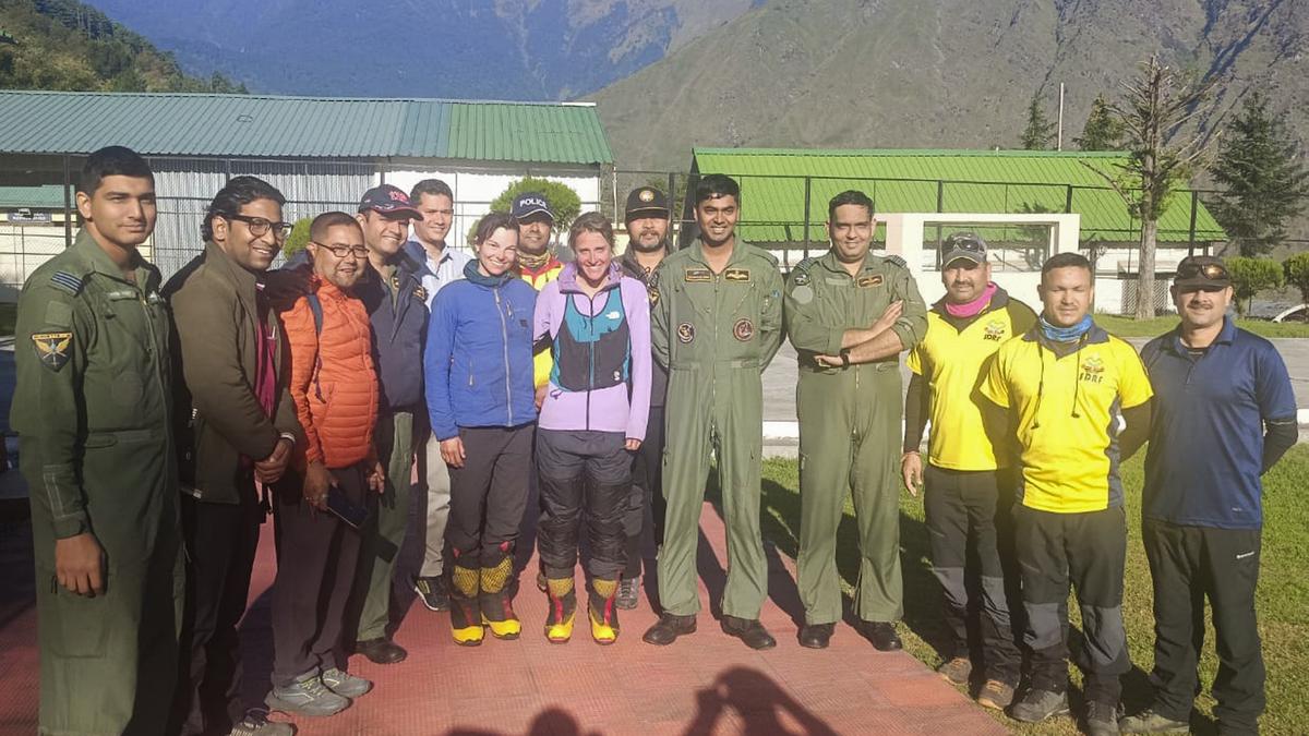 Two stranded foreign mountaineers in Uttarakhand safely rescued after three-day ordeal