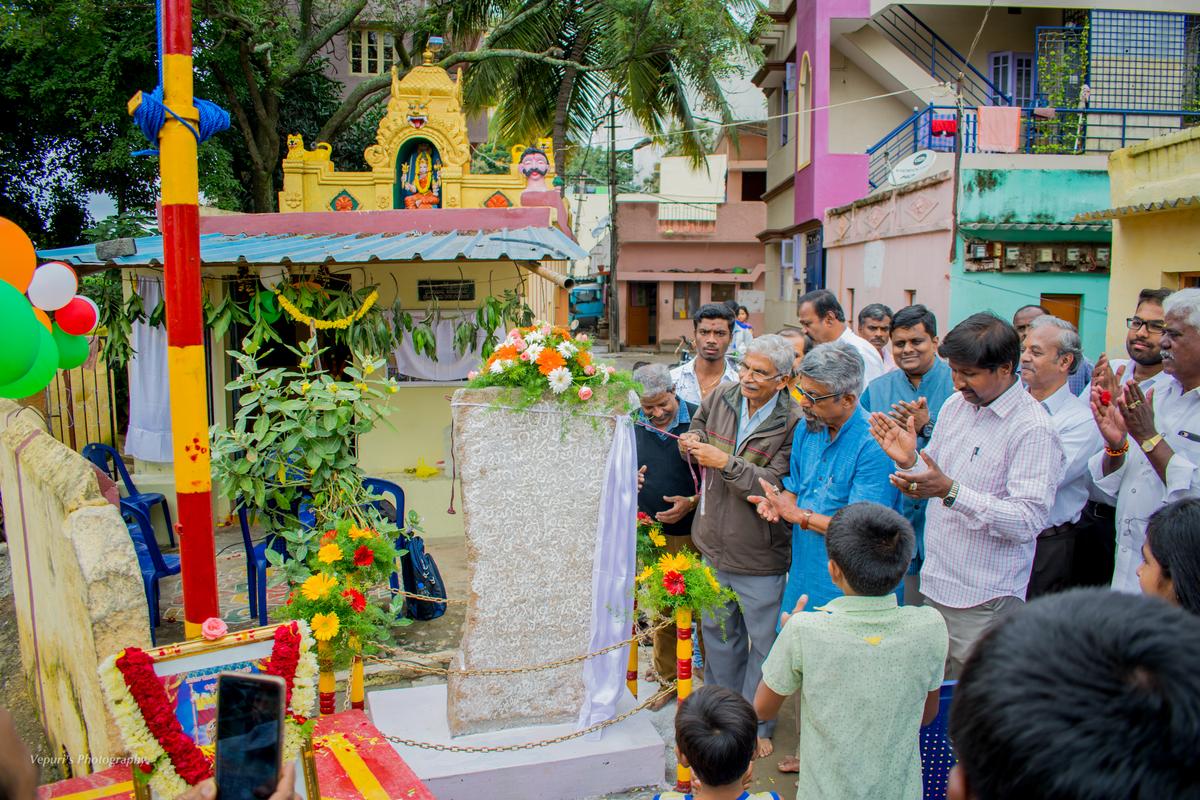 Rajeev Nrupathunga and members of the Revival Heritage Hub in action