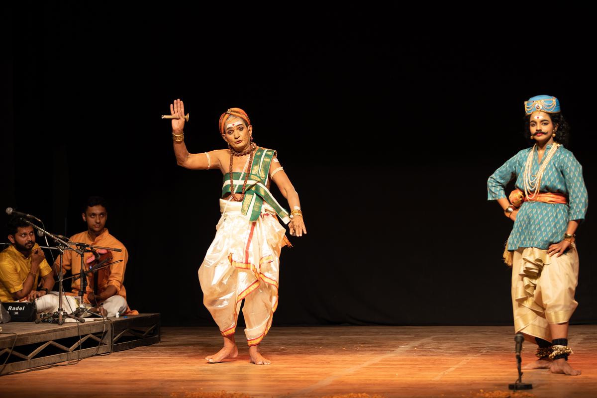 From ‘Usha Parinayam’ in Yakshagana style 