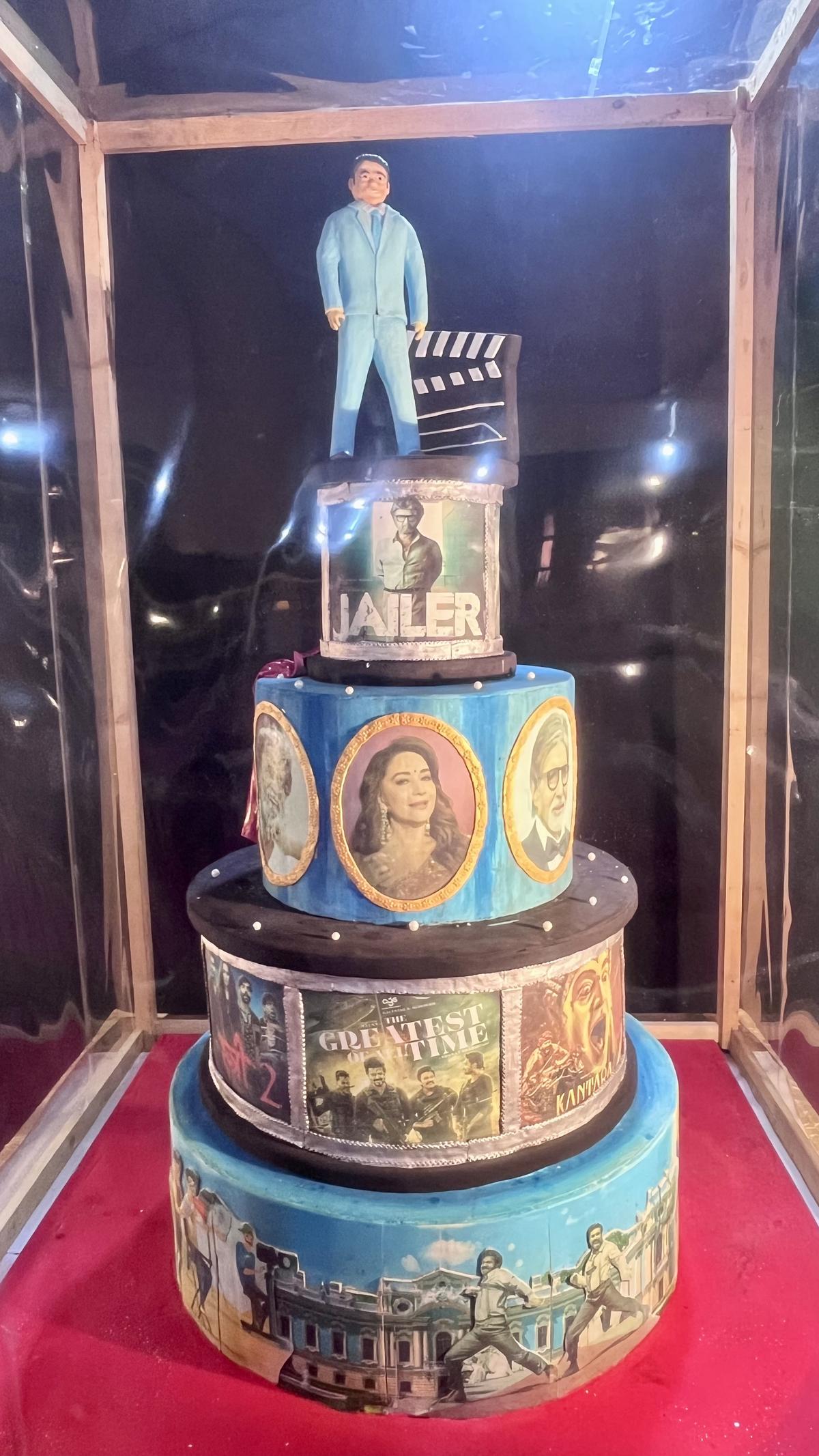 Bollywood-themed cake.
