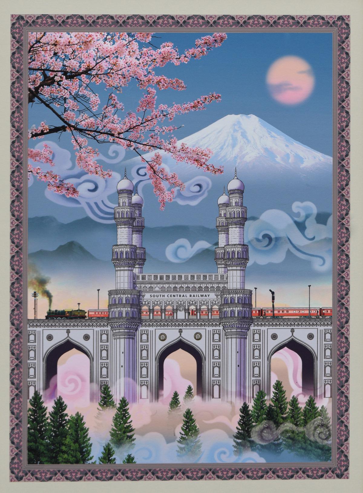 Orijit Sen reimagines the Charminar in a Japanese setting 