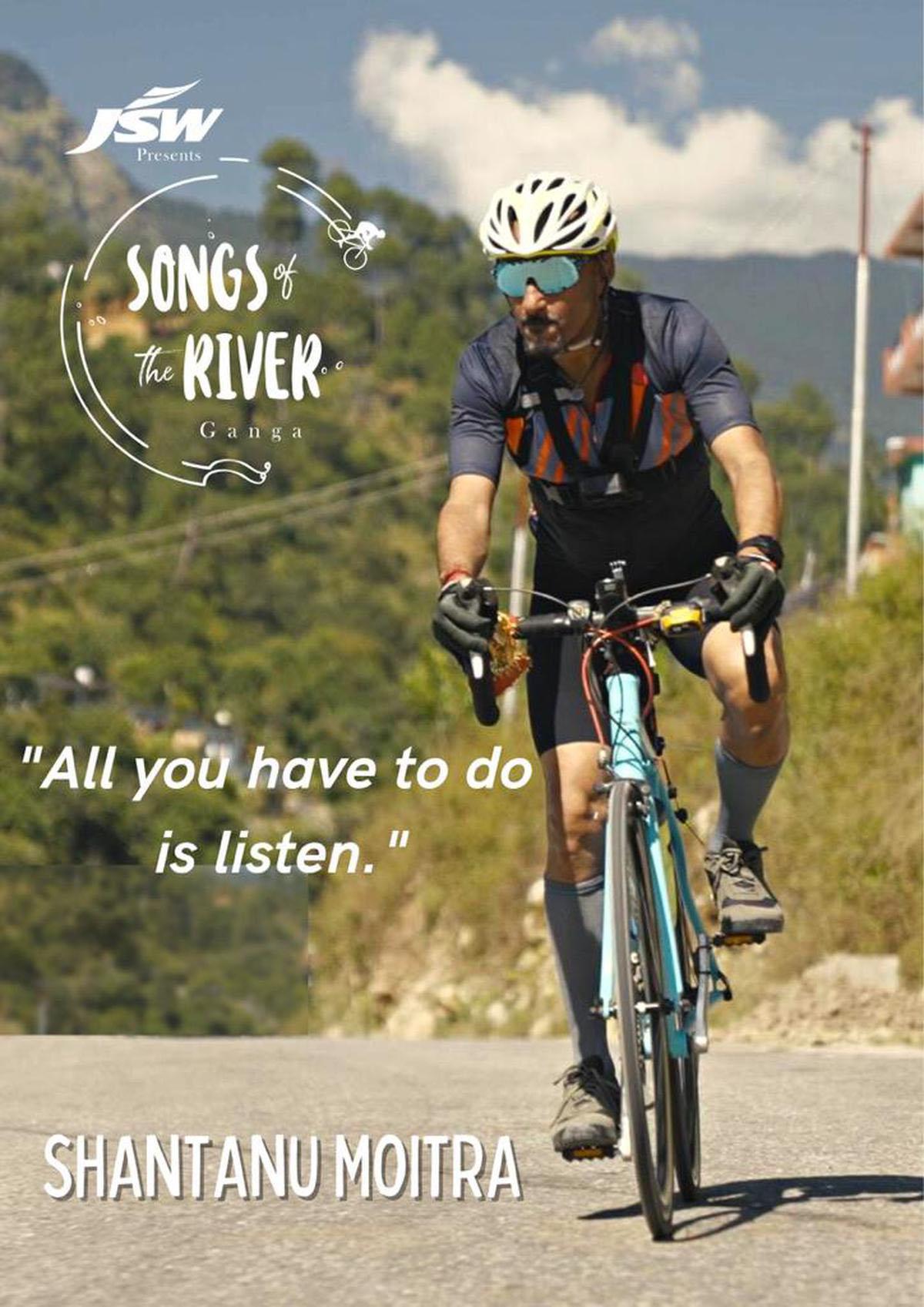 Songs of the River, a series by Shantanu Moitra, chronicles his cycling journey along the banks of the Ganges 