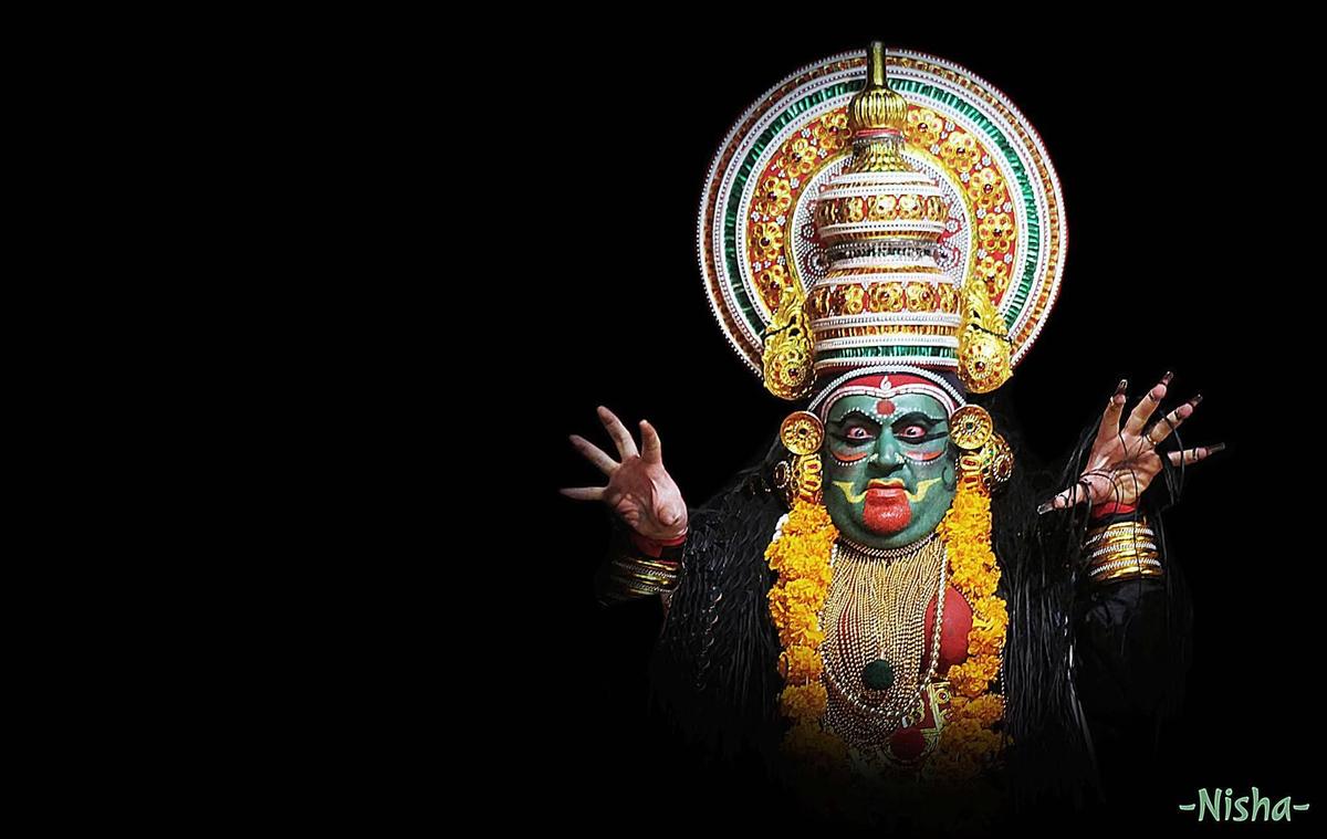 Hari Nair in the role of Bhadrakali Hari Nair in the role of Bhadrakali