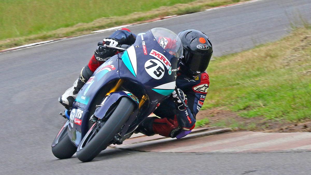 National motorcycle racing championships | Sarthak claims pole position