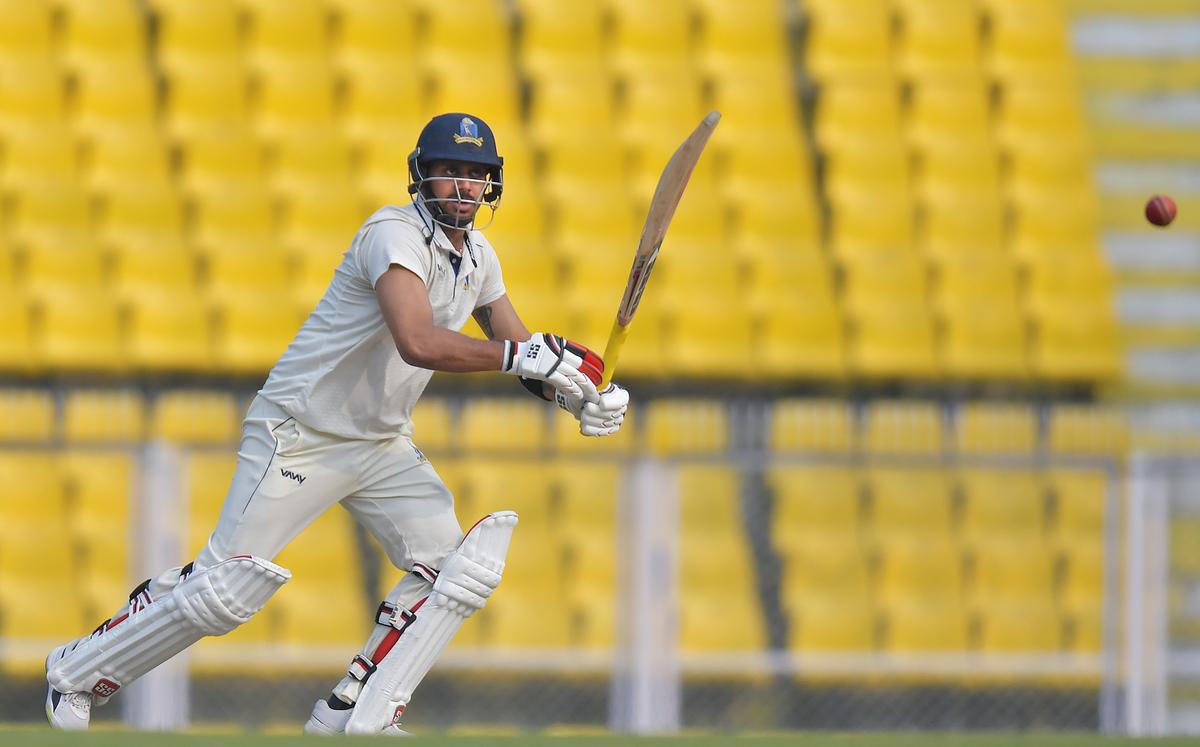 Bengal’s Manoj Tiwary scored 100 against Assam in their Ranji Trophy match in Guwahati on Saturday, 27th January 2024.  
