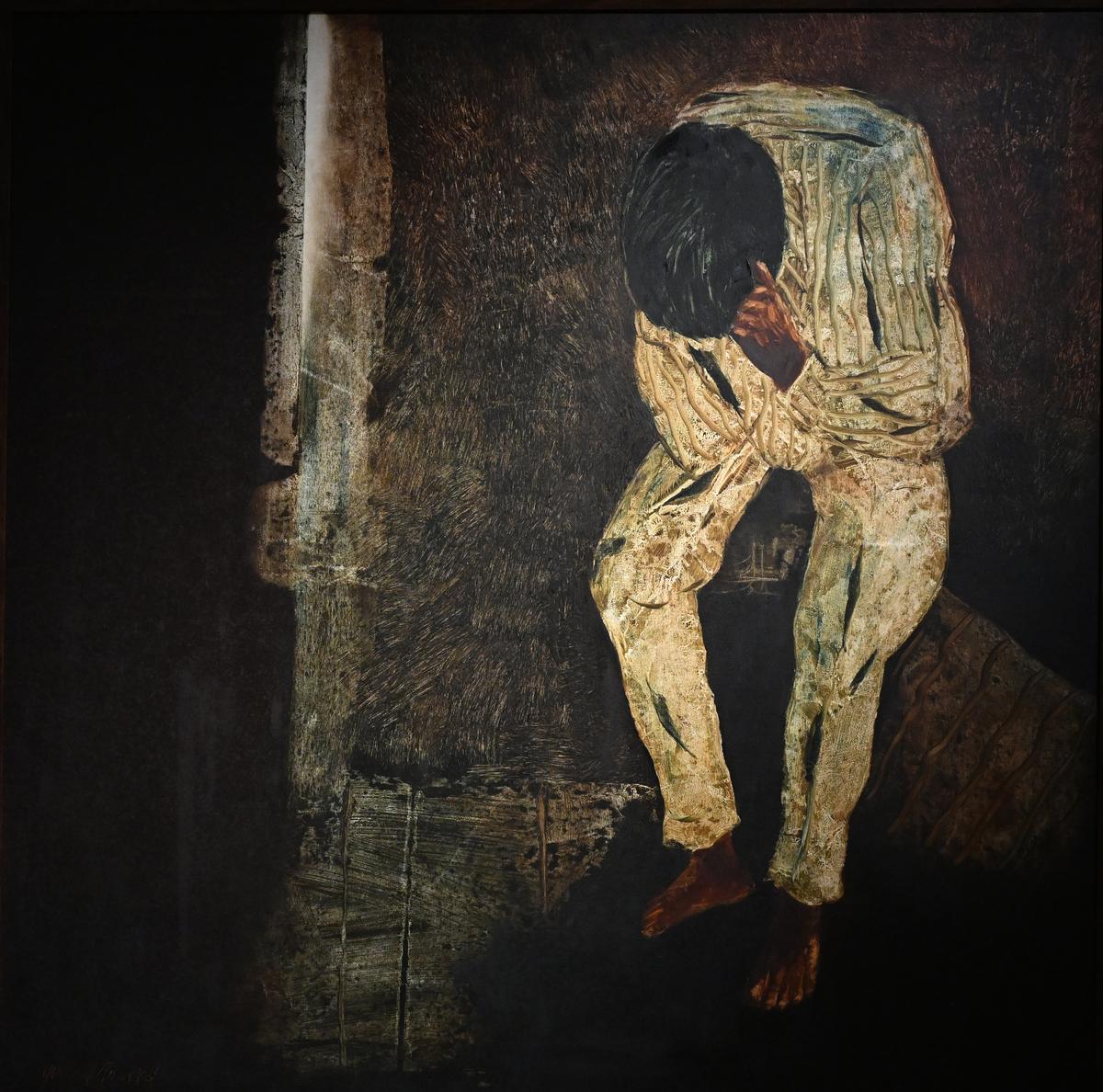 A painting at the show