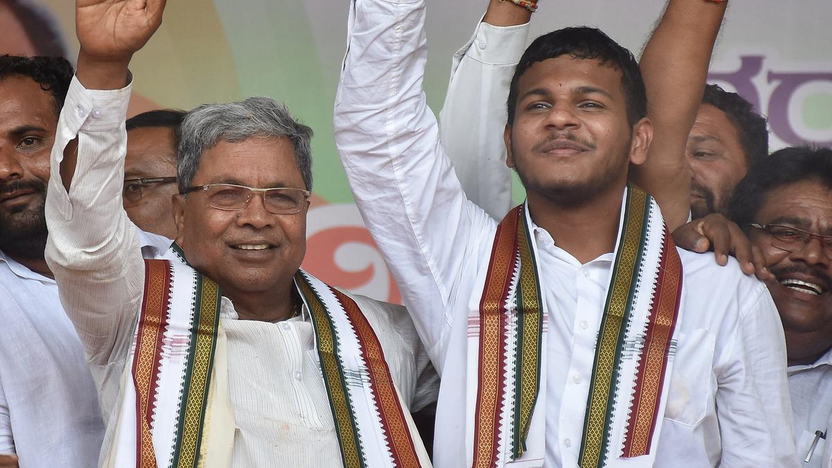 Siddaramaiah names son, grandson as his successors in electoral politics