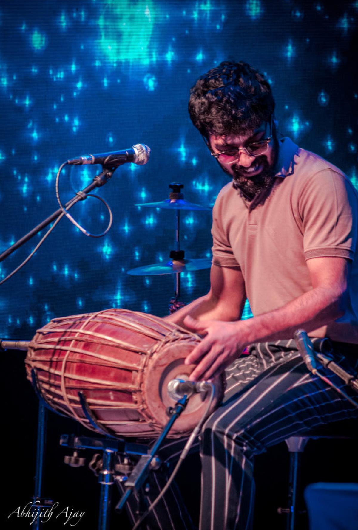 Sumesh, once part of the IndoSoul band, feels it's beautiful to express your emotions through rhythm