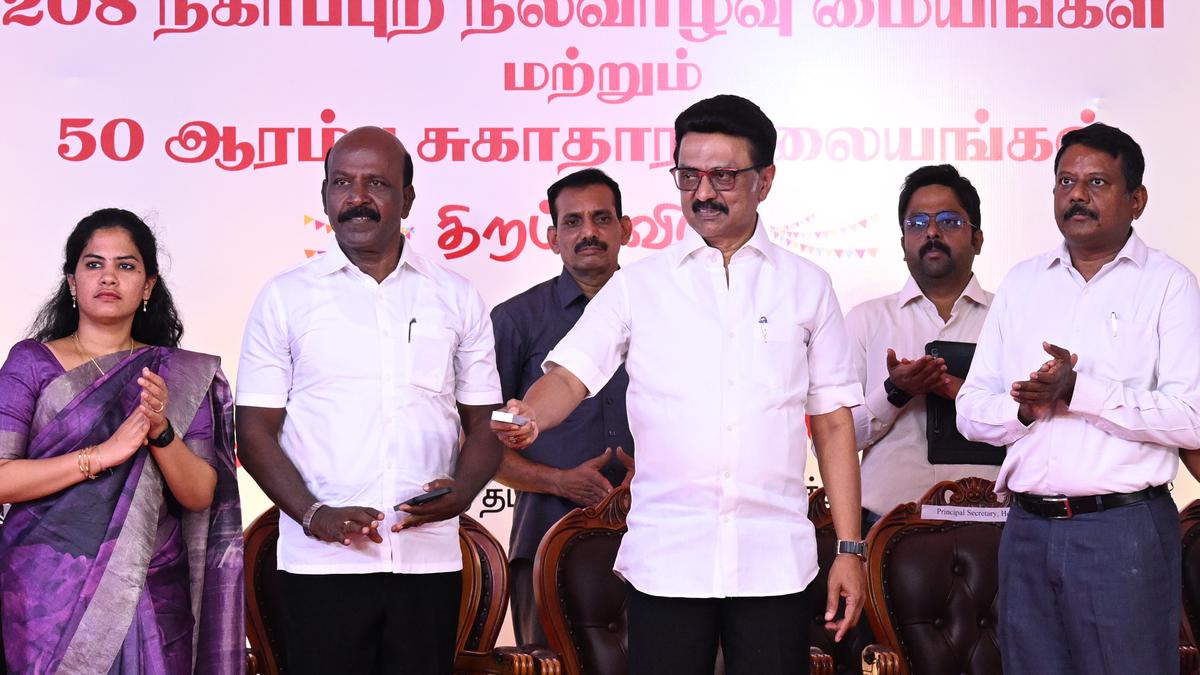 Chief Minister inaugurates 208 urban health and wellness centres, 60 PHCs across Tamil Nadu