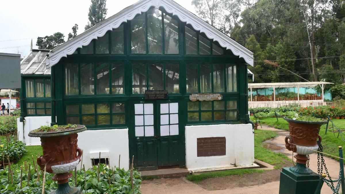  
Fern house named after designer of Government Botanical Garden in Ooty temporarily closed