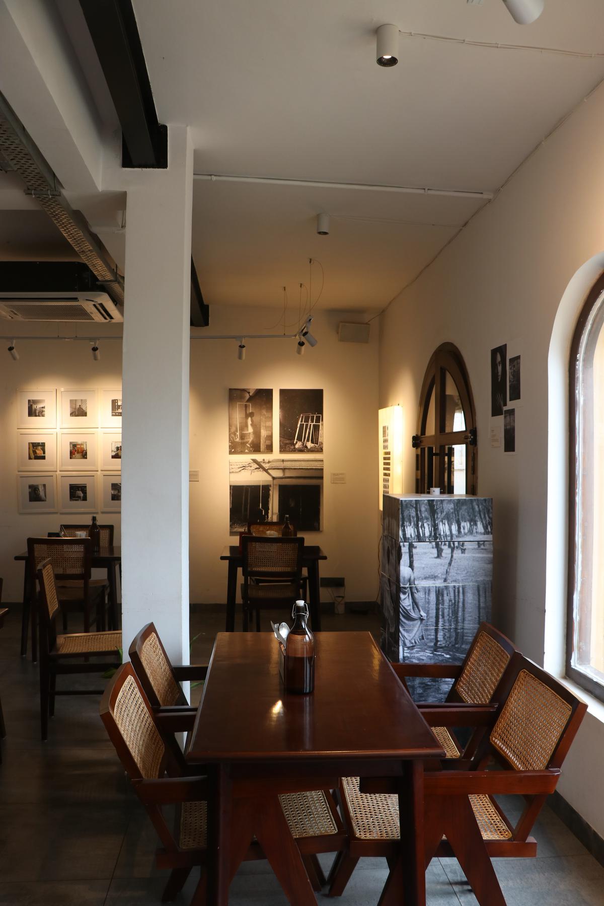 Photography display at Katha Specialty Coffee and Artisanal Bakehouse