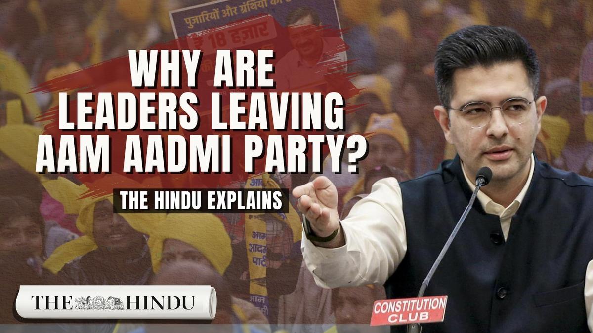 AAP loses 7 Rajya Sabha MPs in one blow, what now? | The Hindu Explains