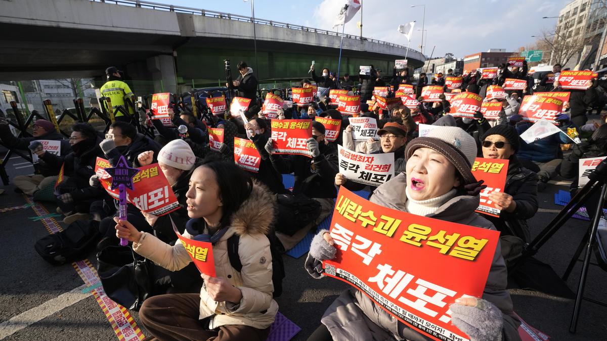 Thousands of South Koreans protest as president digs heels in