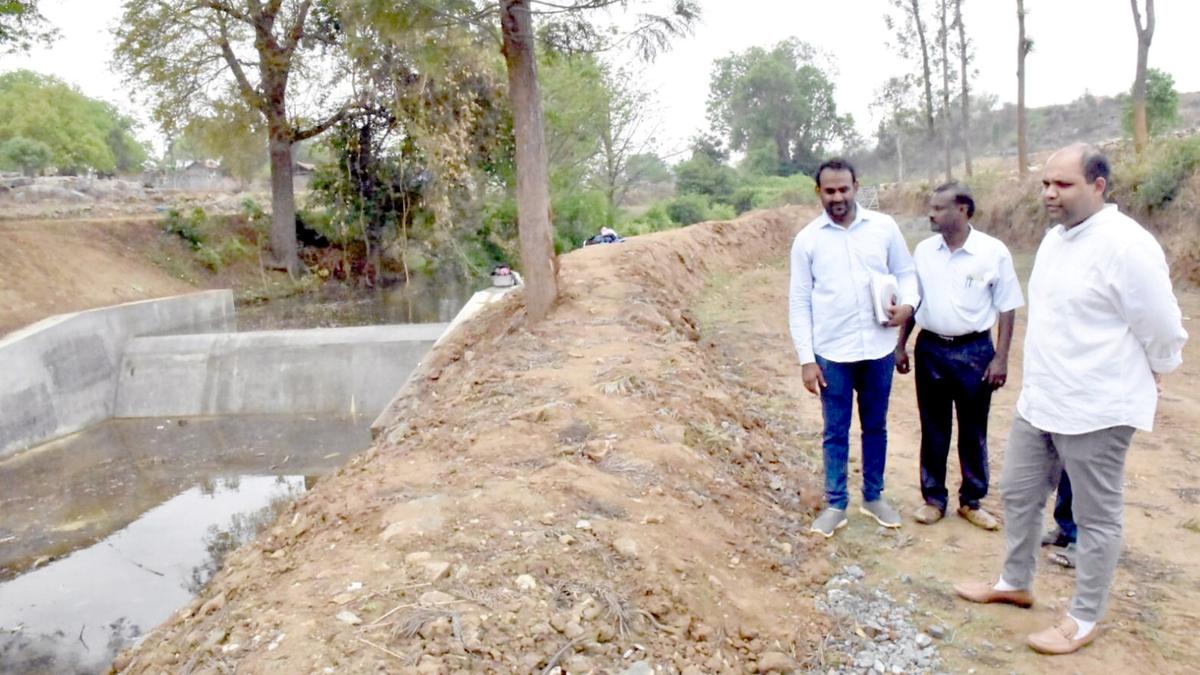 103 check dams being constructed in Erode district Collector The Hindu
