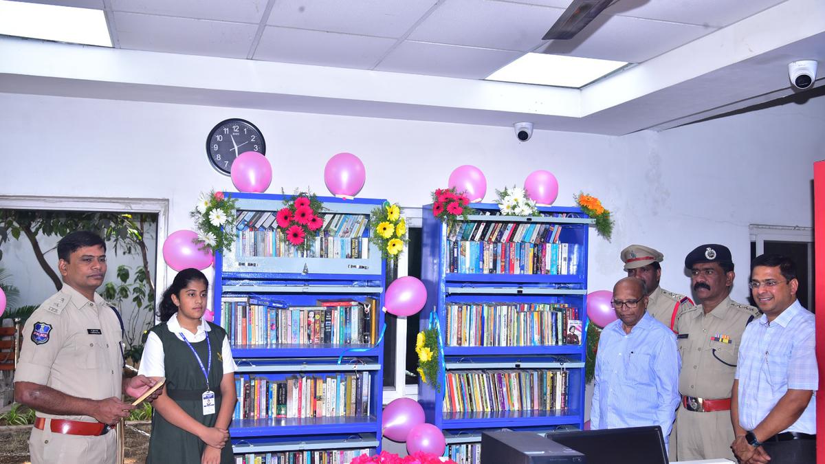 Class 6 student sets up library at police station in Hyderabad