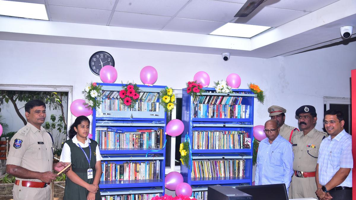 Class 6 student sets up library at police station in Hyderabad