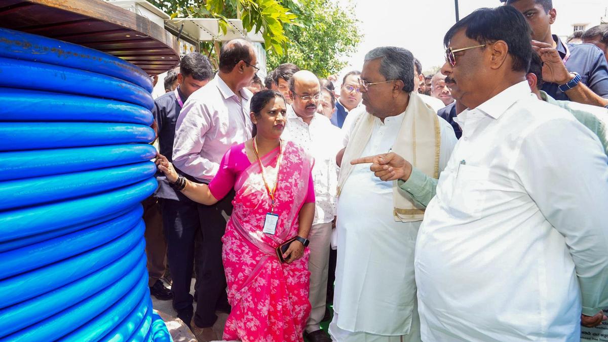 CM inspects ₹588.24 crore underground cabling works in Mysuru