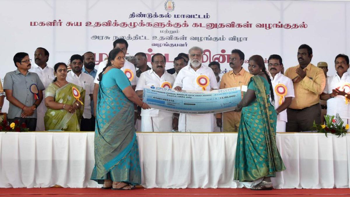 Ministers distribute loans, welfare aid to SHGs