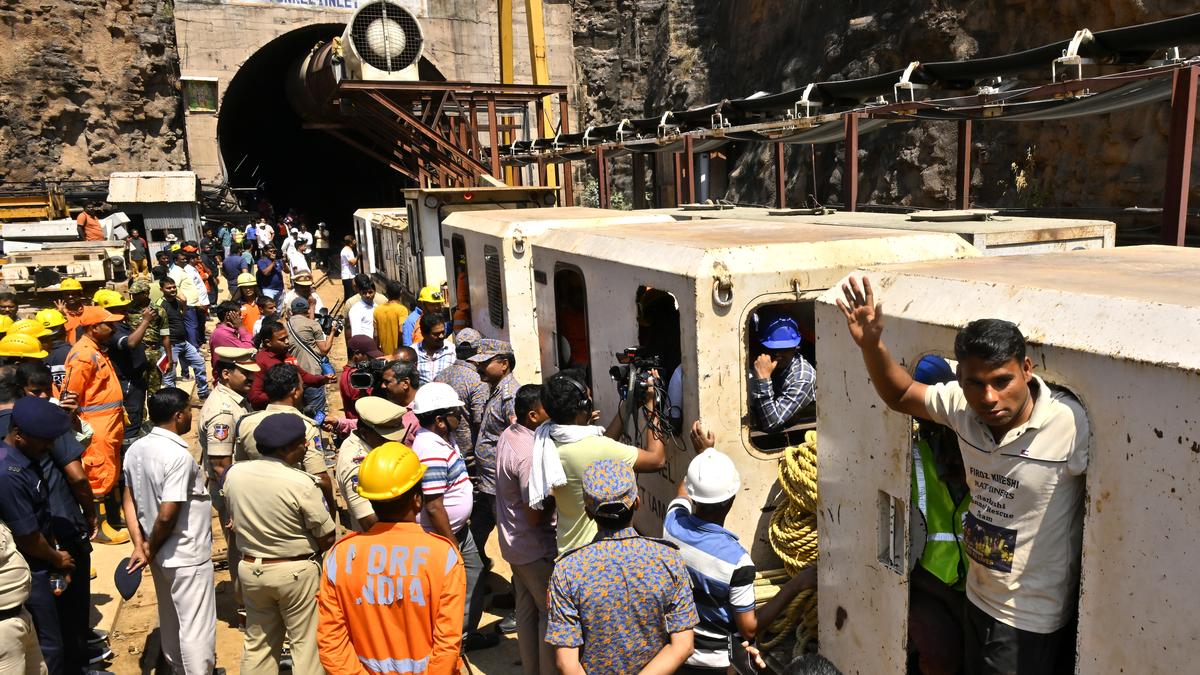 Families await in agony as rescue efforts intensify for trapped workers in SLBC tunnel collapse