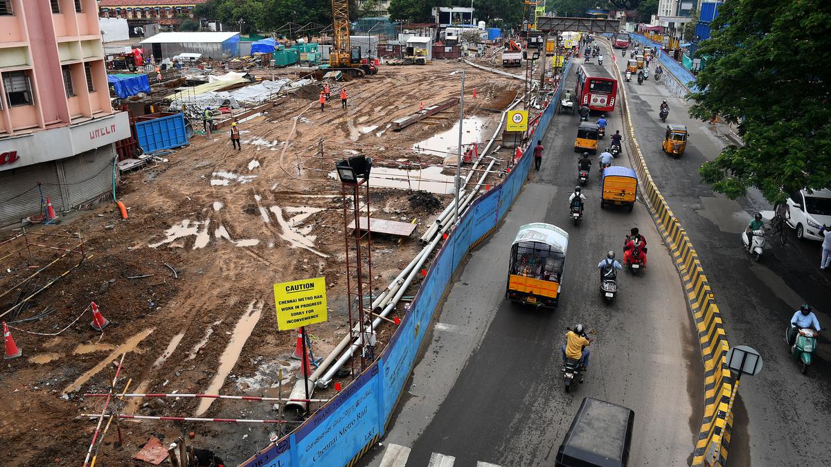 Two flyovers to be partly demolished for Chennai Metro Rail work