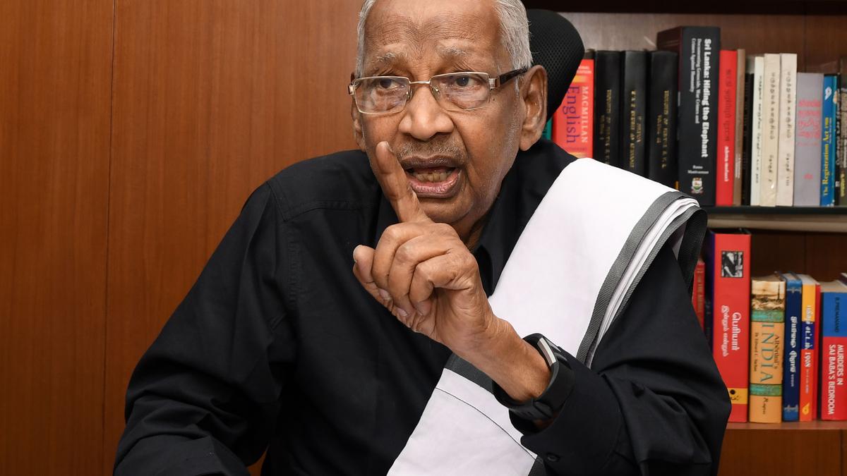 Veeramani expresses concern over ‘tone’ of judgment on suo motu revision of cases against Ministers