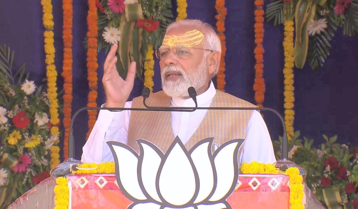 Gujarat Assembly polls | Ensure BJP's victory in every booth, PM Modi appeals to voters in Gir Somnath